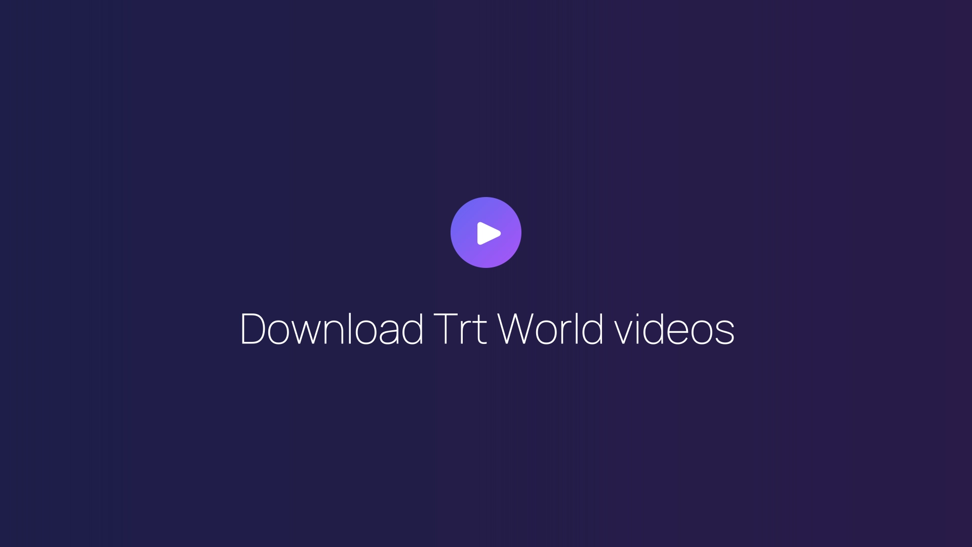 Download Trt World videos featured image