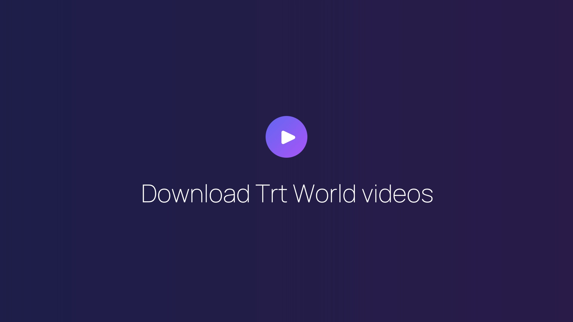 Download Trt World videos featured image