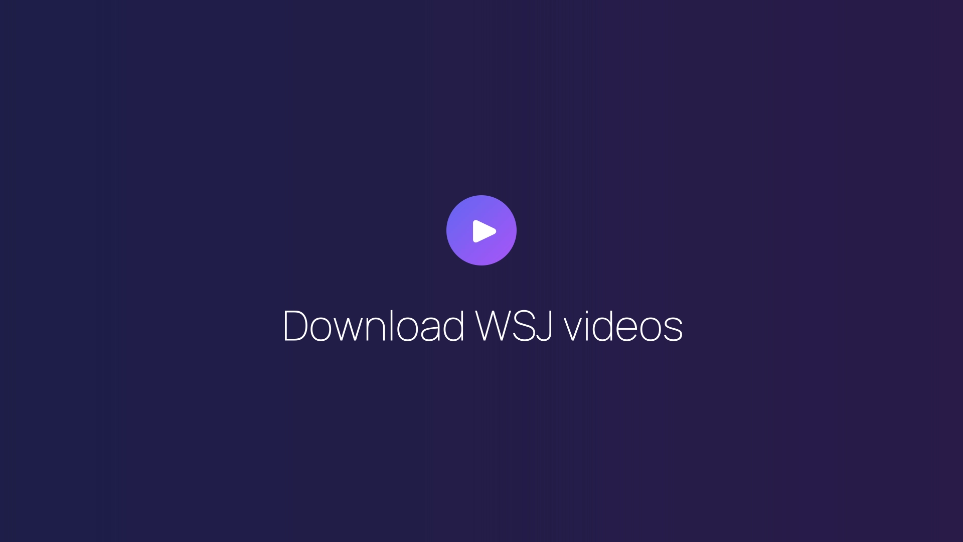 Download WSJ videos featured image