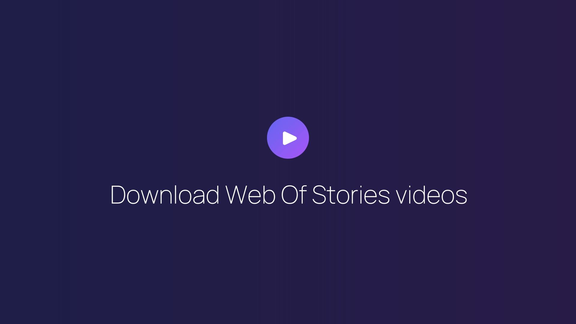 Download Web Of Stories videos featured image