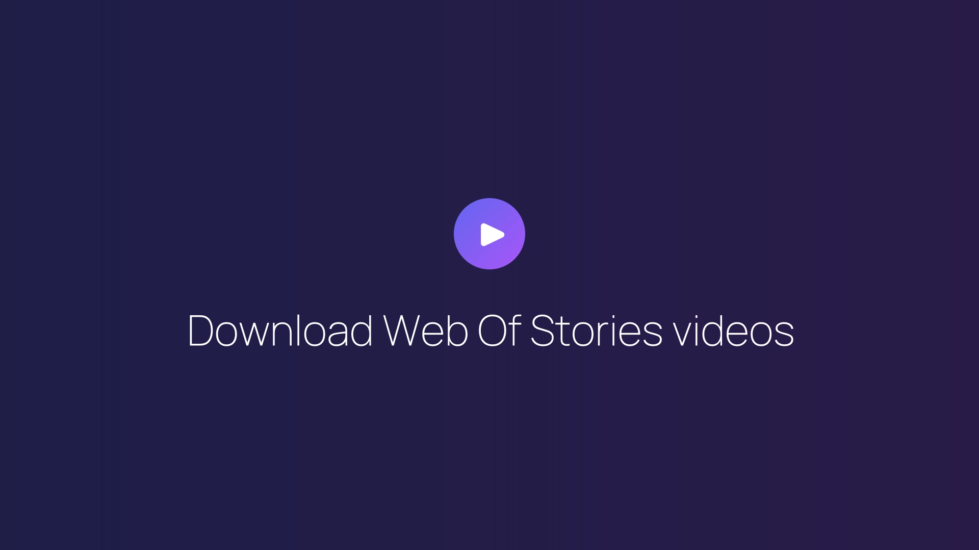 Download Web Of Stories videos featured image