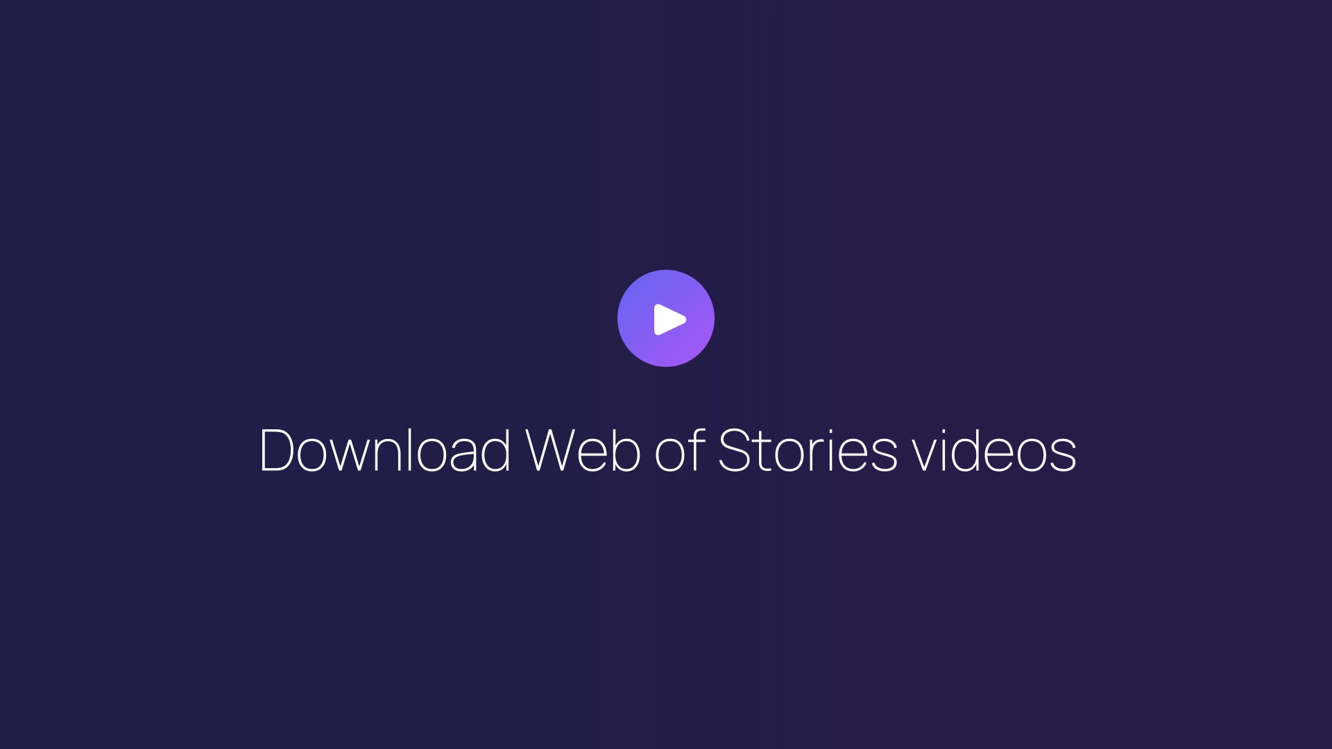 Download Web of Stories videos featured image