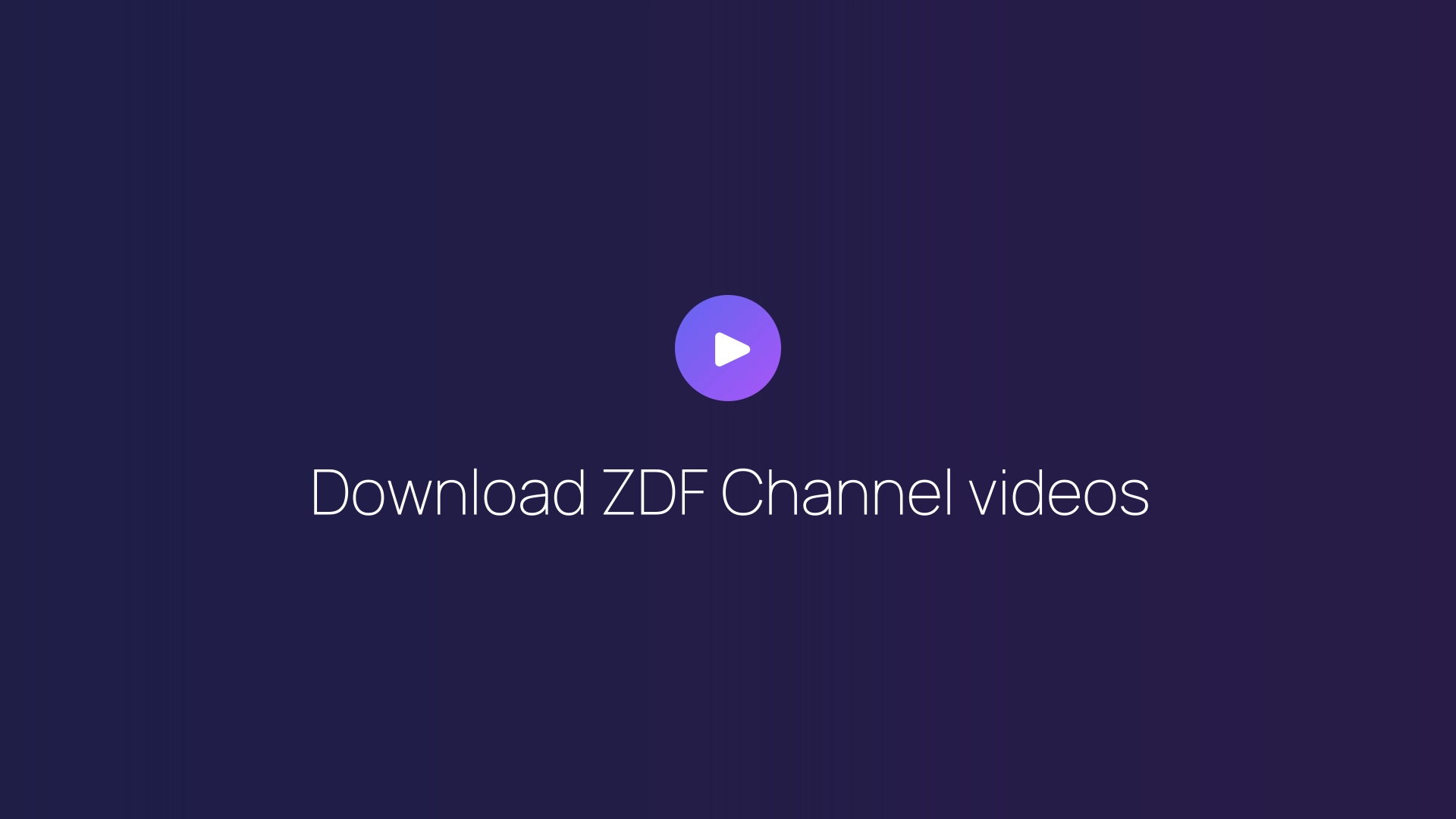 Download ZDF Channel videos featured image
