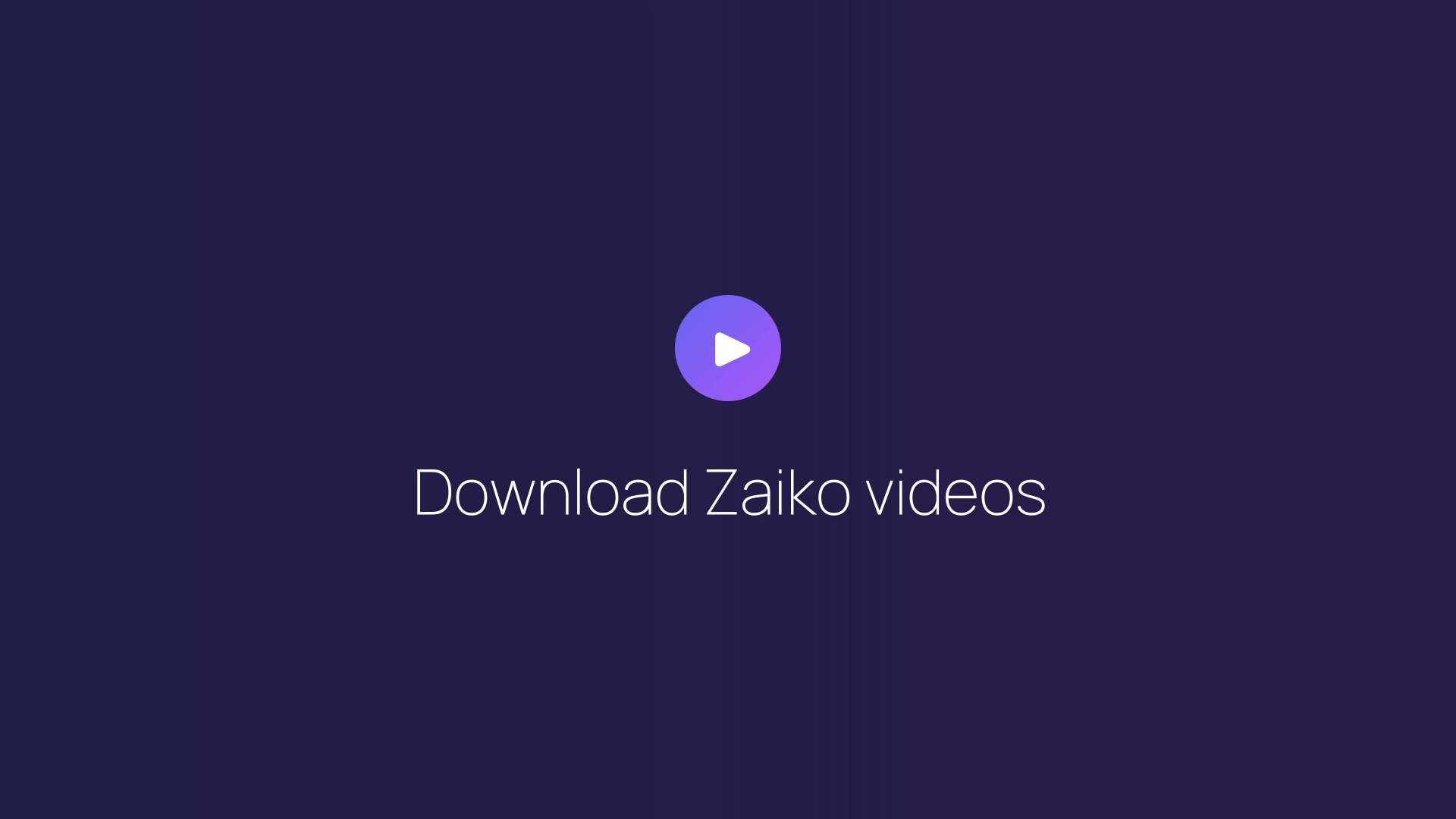 Download Zaiko videos featured image