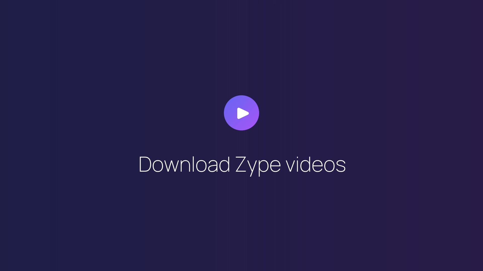 Download Zype videos featured image