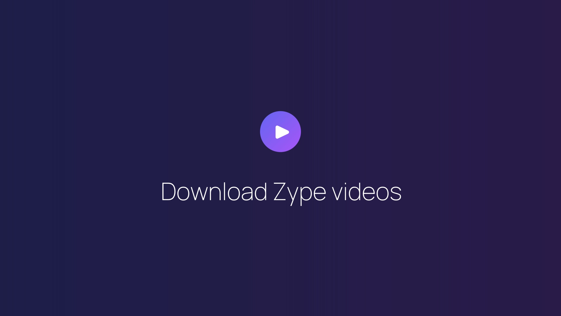 Download Zype videos featured image