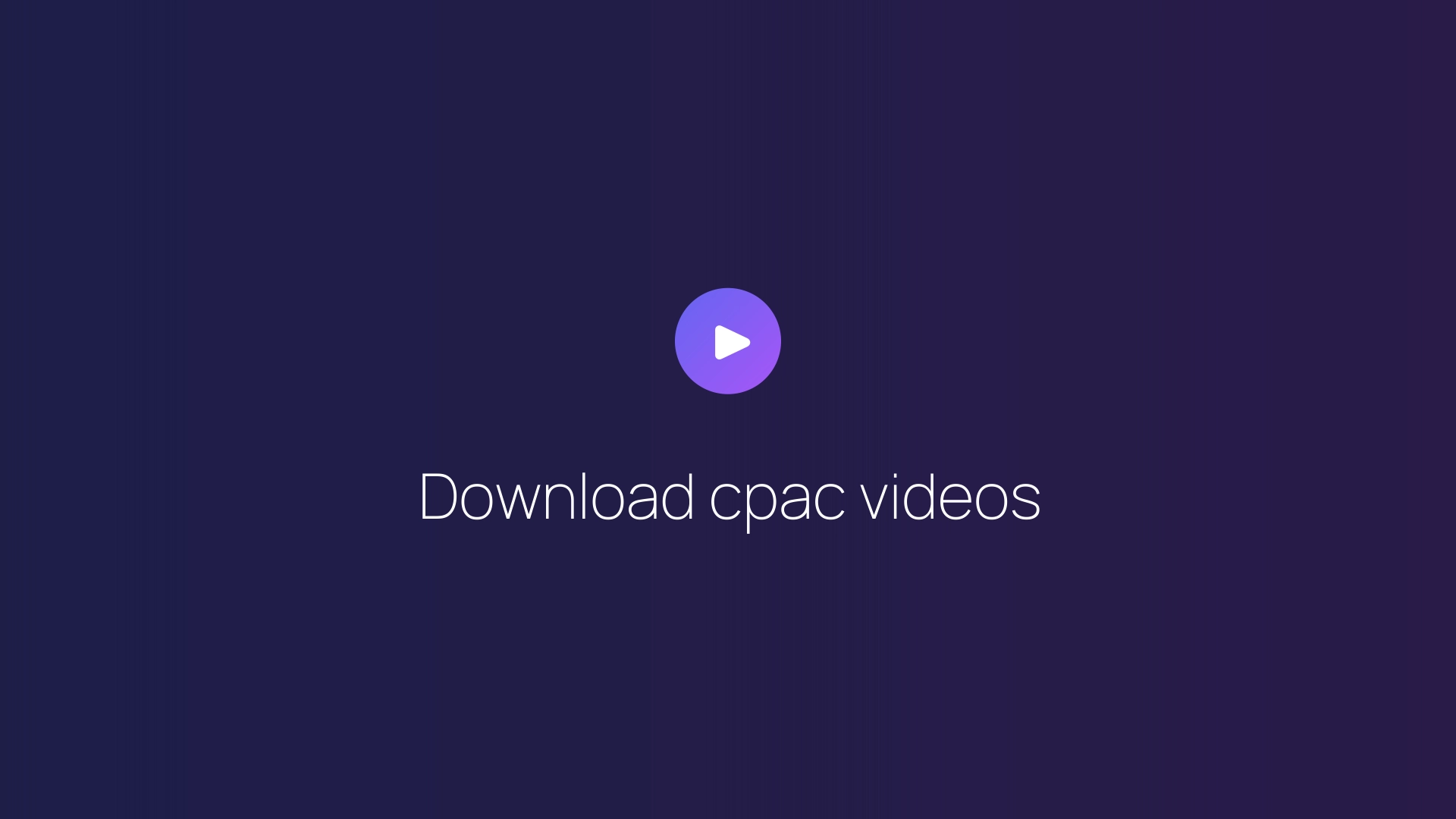 Download cpac videos featured image