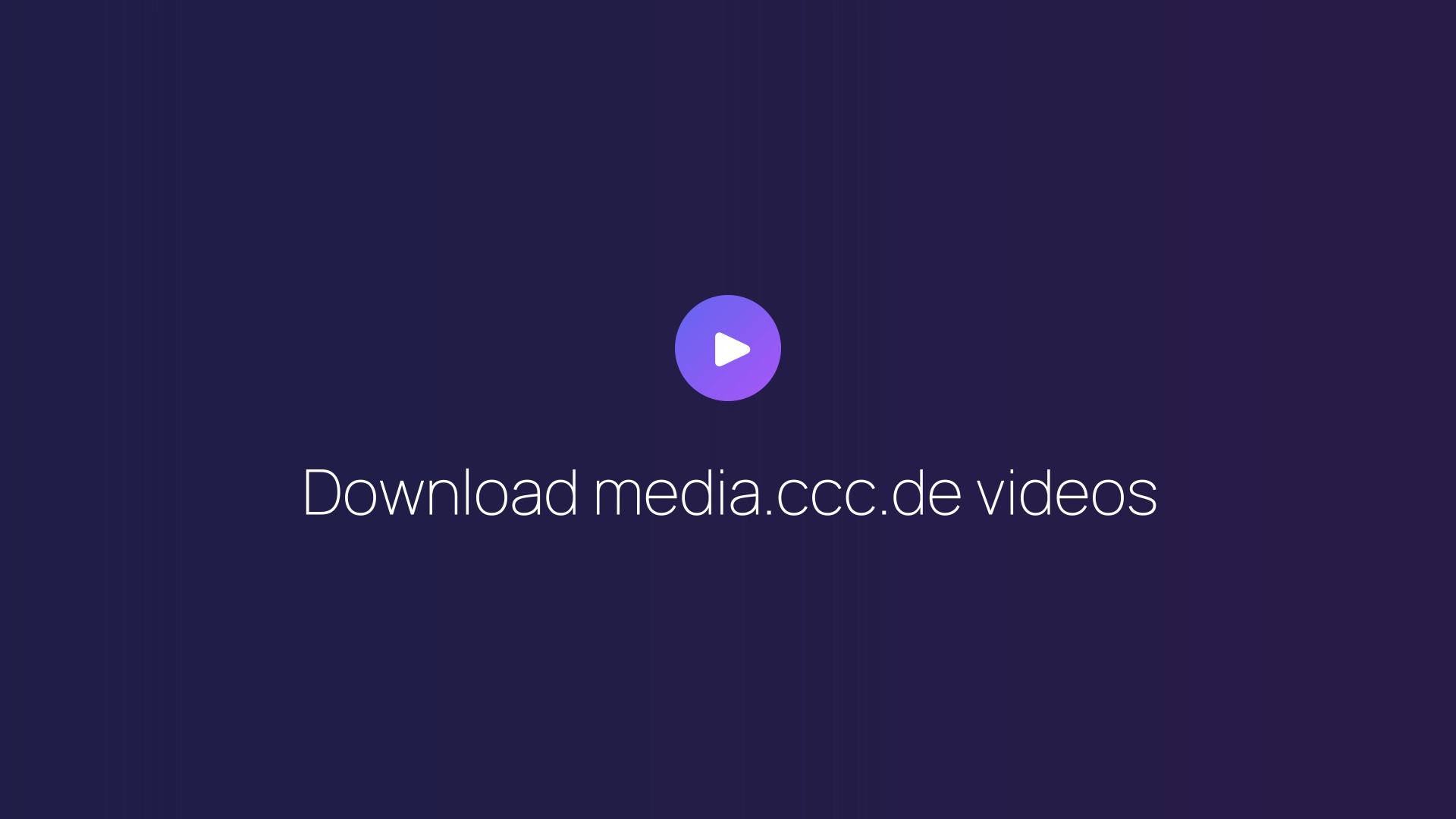 Download media.ccc.de videos featured image
