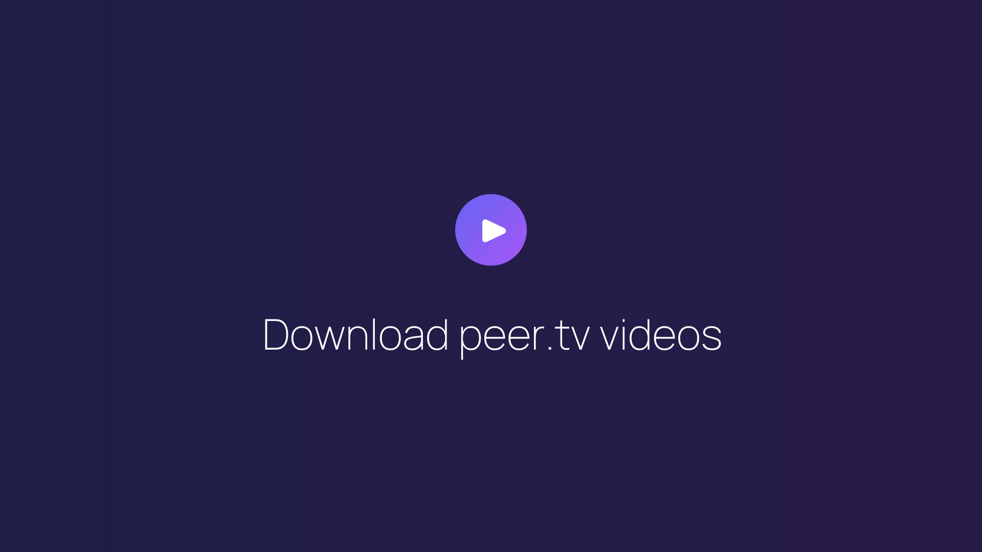 Download peer.tv videos featured image