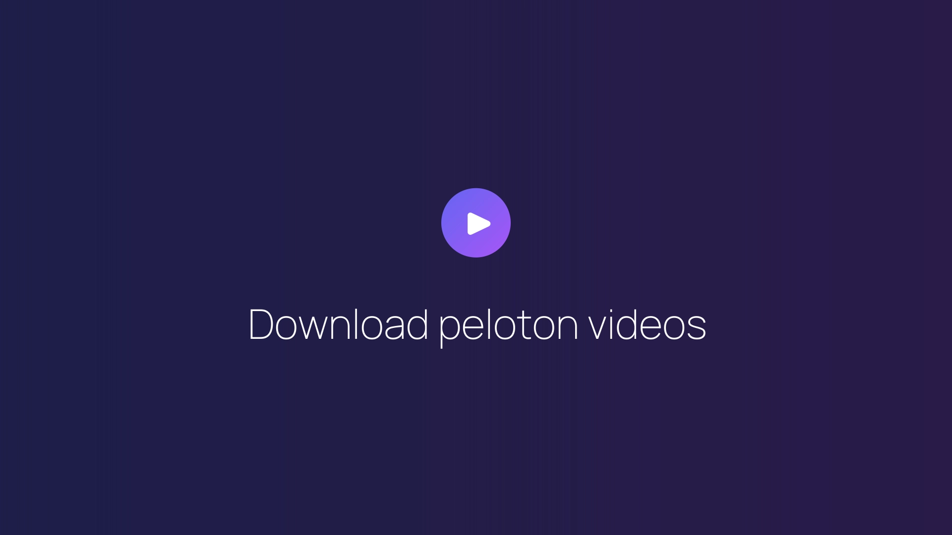 Download peloton videos featured image