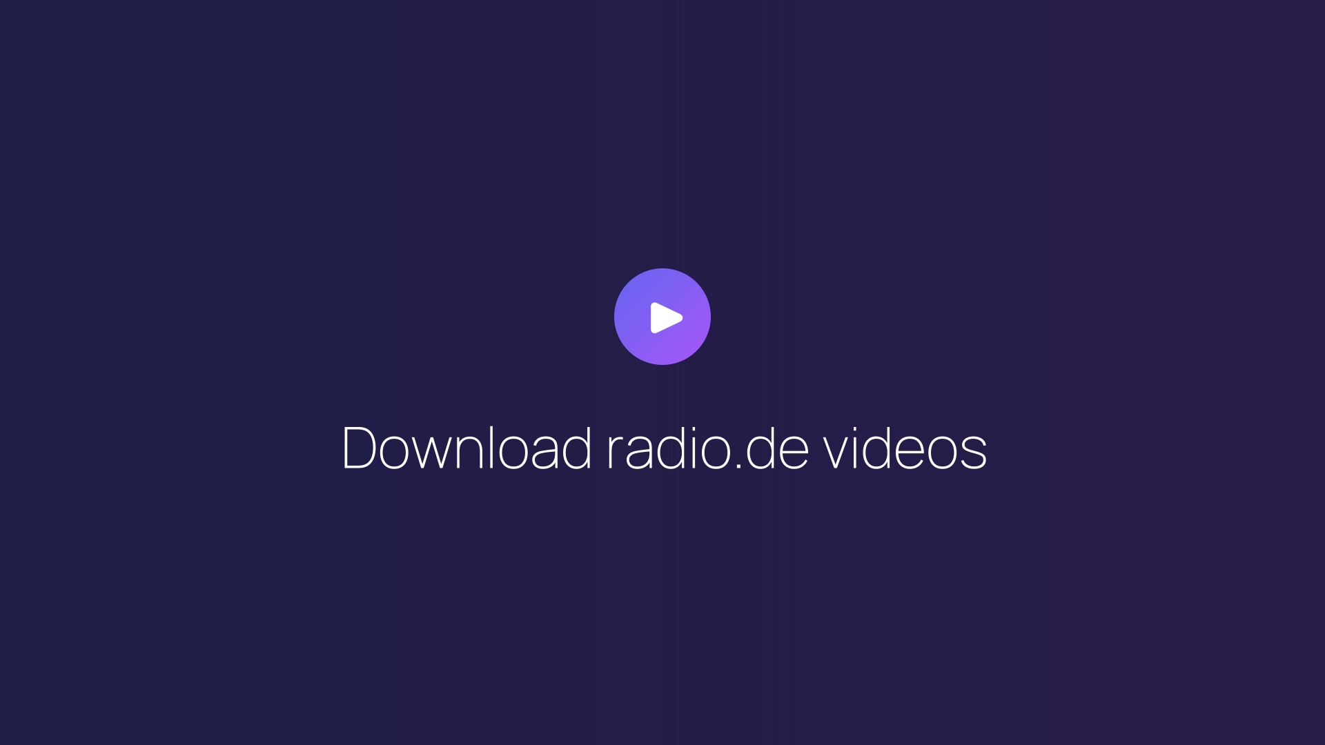 Download radio.de videos featured image