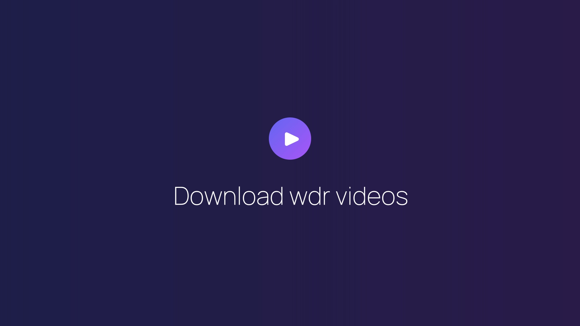 Download wdr videos featured image