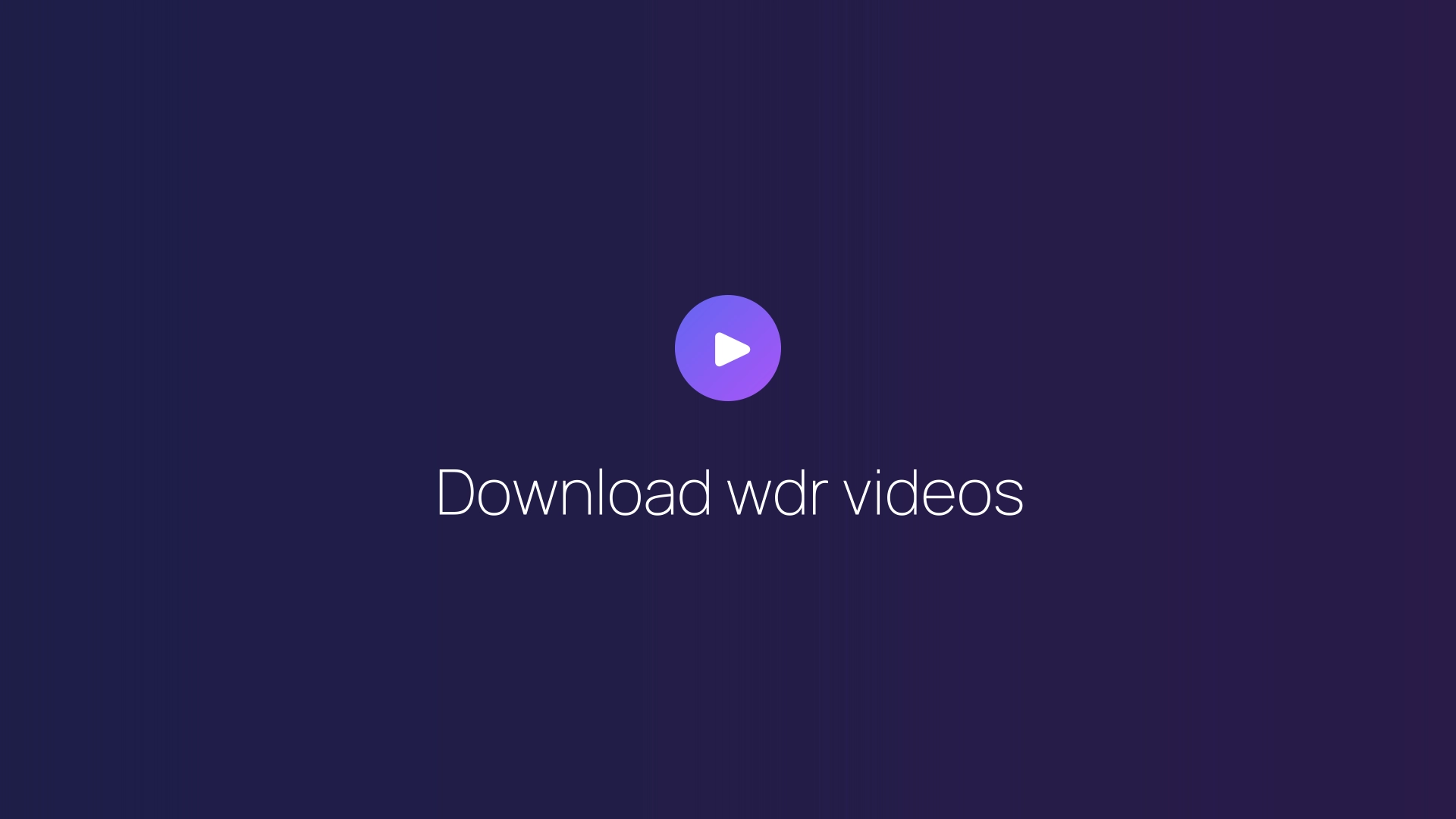Download wdr videos featured image