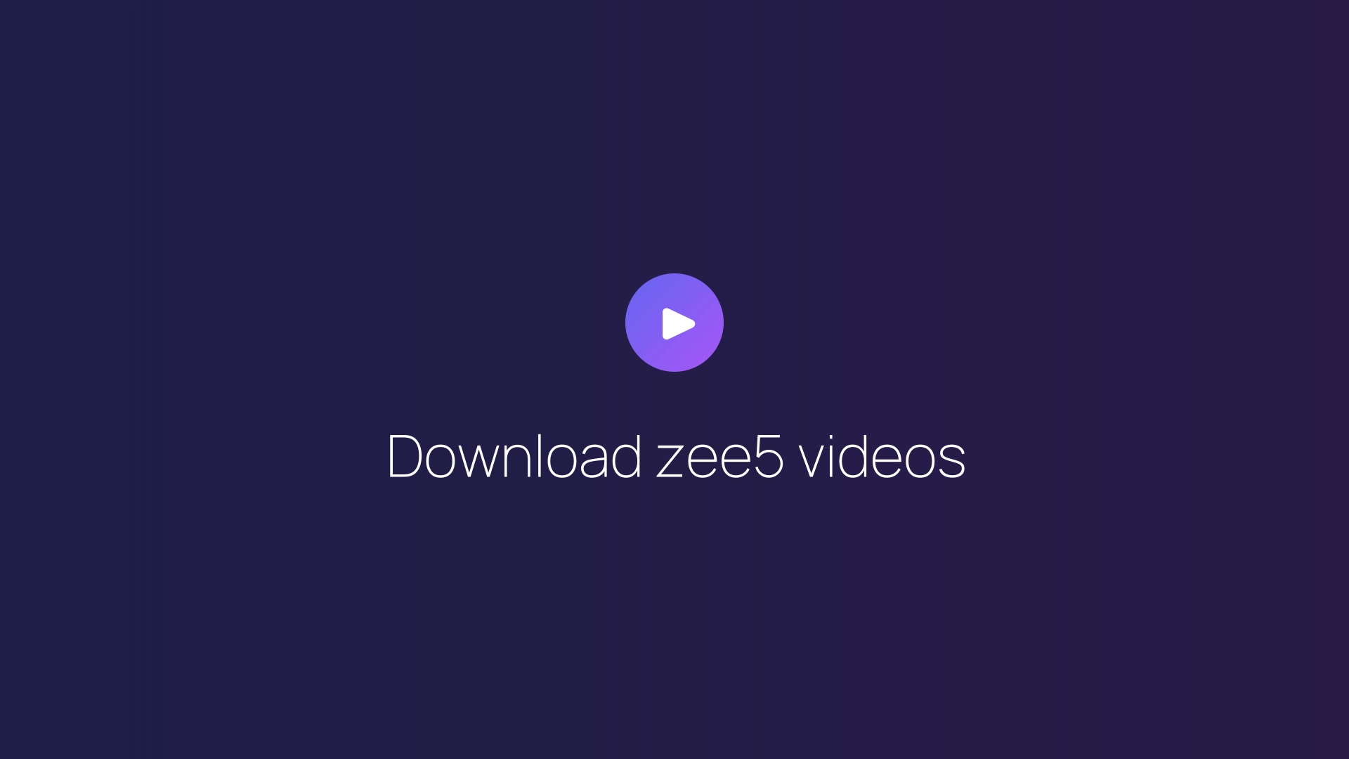 Download zee5 videos featured image